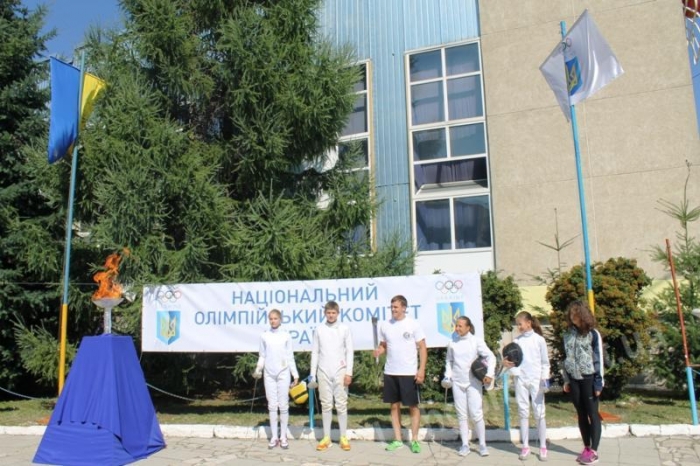 В Ужгороді запалили олімпійський вогонь (ФОТО)