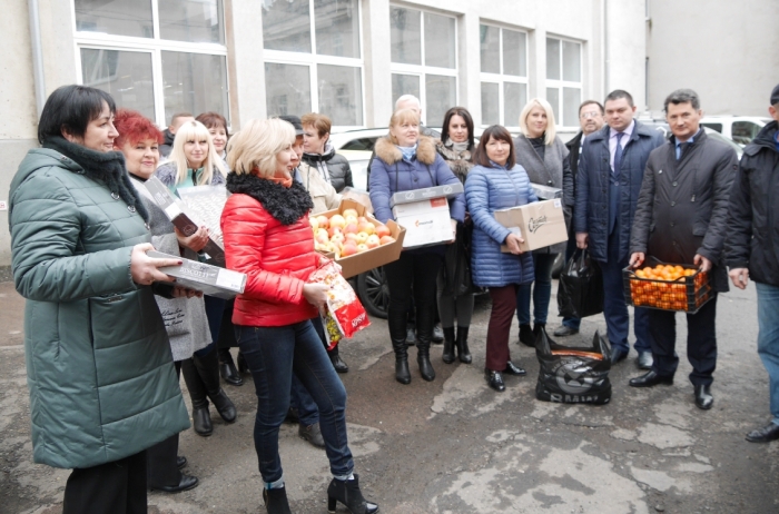 Вантаж від Ужгородської міськради передали бійцям 128-ї Закарпатської ОГПБ