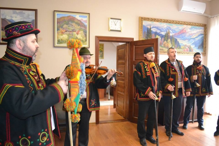 У лісівників Закарпаття колядували священики Мукачівської архієпархії!