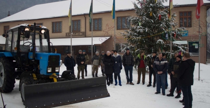 Надійний помічник з’явився у громади селища Усть-Чорна на Тячівщині