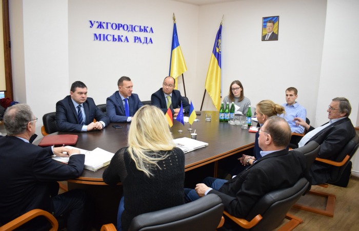 Ужгородський міський голова зустрівся з німецькою делегацією