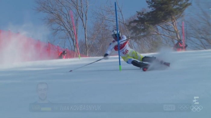 Іван Ковбаснюк в олімпійській супер G зазнав невдачі