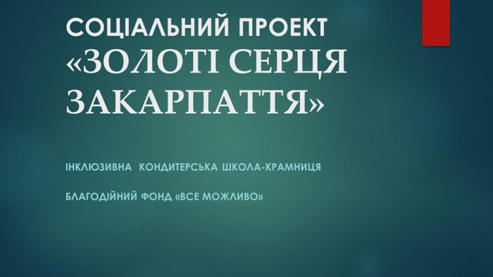 В Ужгороді презентують інклюзивну школу-крамницю