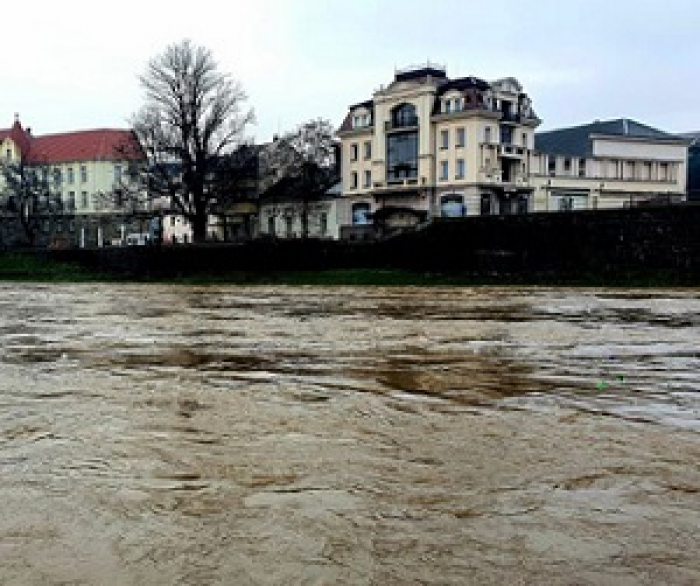 В Ужі значно зріс рівень води