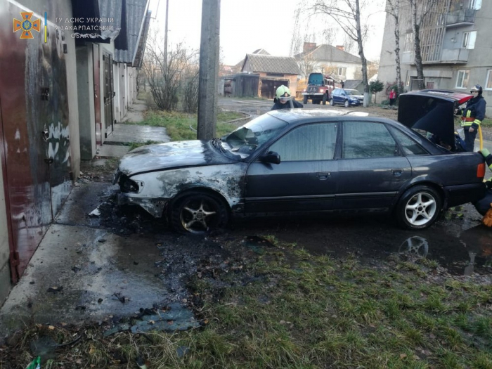 У Перечині рятувальники ліквідували загорання автомобіля