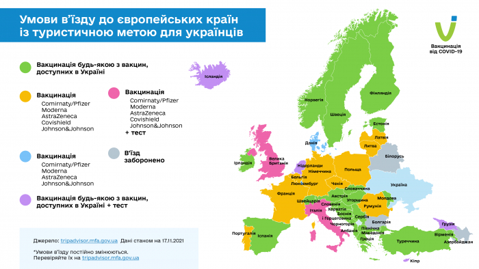 Умови в’їзду до європейських країн: куди зараз можна закарпатцям