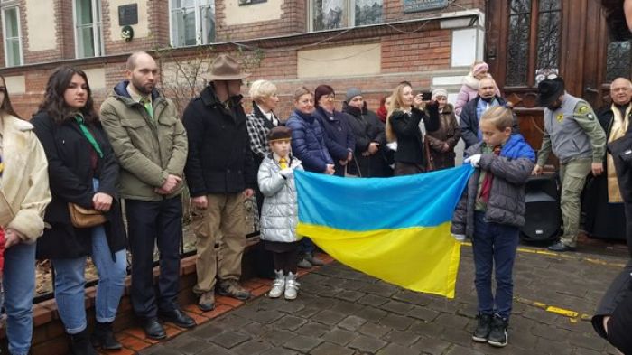 На Закарпатті відкрили пам’ятну дошку на місці виникнення перших пластових гуртків