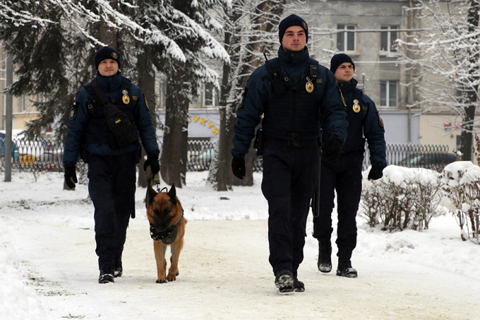 У новорічну ніч в Ужгороді нацгвардійці посилять патрулювання