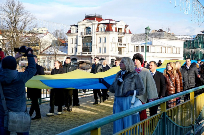 В Ужгороді відзначили День Соборності (ФОТОРЕПОРТАЖ)