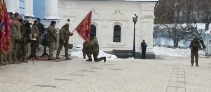 101-а окрема бригада тероборони Закарпаття отримала бойовий прапор (ВІДЕО)