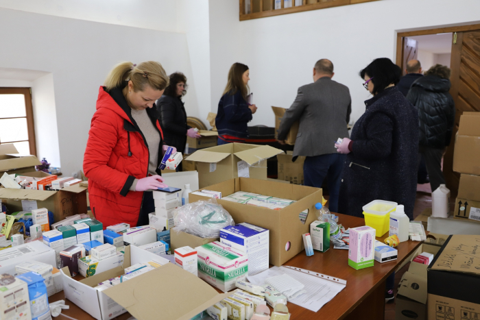 Необхідне для госпіталів відправили з Ужгорода 128-ій окремій гірсько-штурмовій Закарпатській бригаді