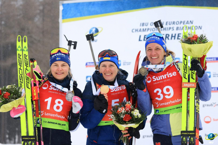 Закарпатська біатлоністка здобула «золото» на чемпіонаті Європи