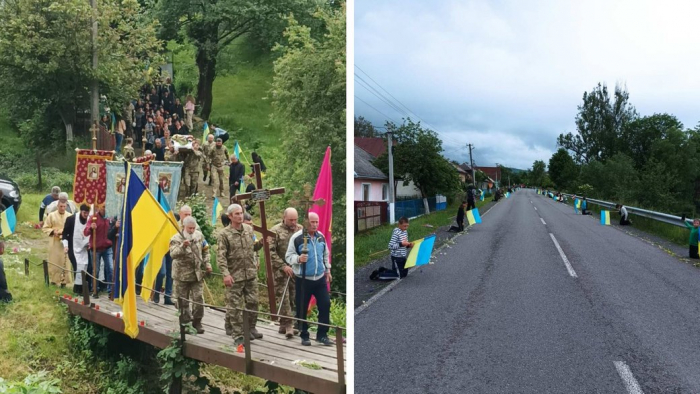 На Закарпатті попрощалися із полеглим на війні Василем Заводяком