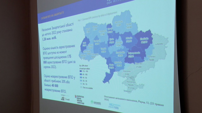 Працевлаштування ВПО: в Хусті презентували результати масштабних досліджень