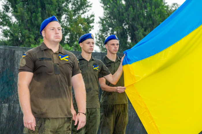 Нацгвардійці взяли участь в урочистостях до Дня Державного прапора України