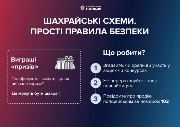 Як не потрапити на гачок до шахраїв – чергове попередження від закарпатської поліції