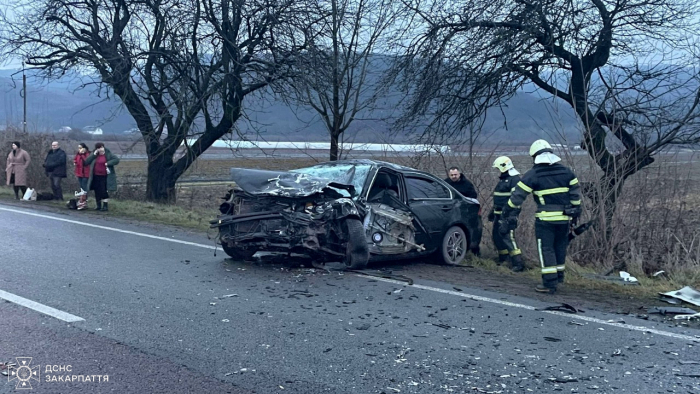 Хустські рятувальники деблокували потерпілого внаслідок ДТП