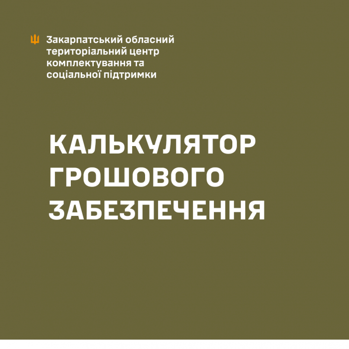 Запрацював онлайн-калькулятор грошового забезпечення військовослужбовців ЗСУ

