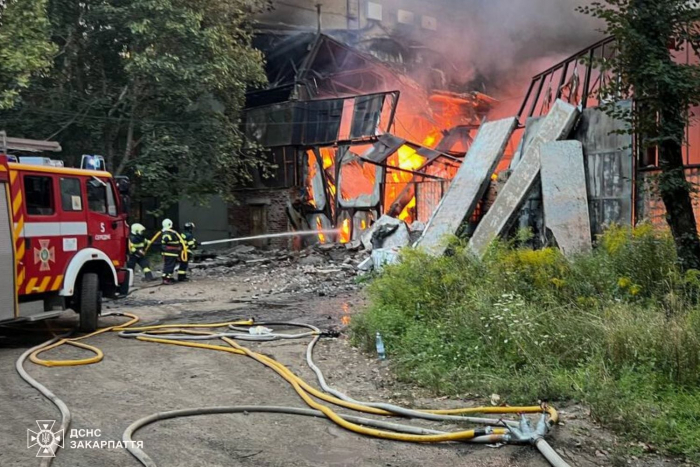 Вогнеборці Ужгородщини ліквідували масштабну пожежу в обласному центрі