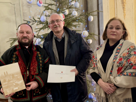 В Ужгороді підбили підсумки 2024-го року Мукачівської греко-католицької єпархії та вручили премію імені Михайла Лучкая